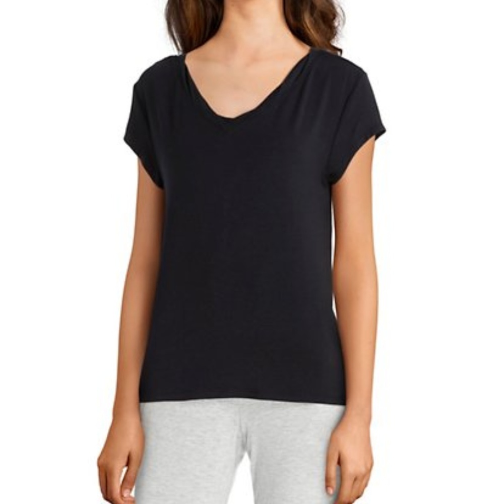 Van Winkle Twist V-Neck Knit Sleep T  3/$15